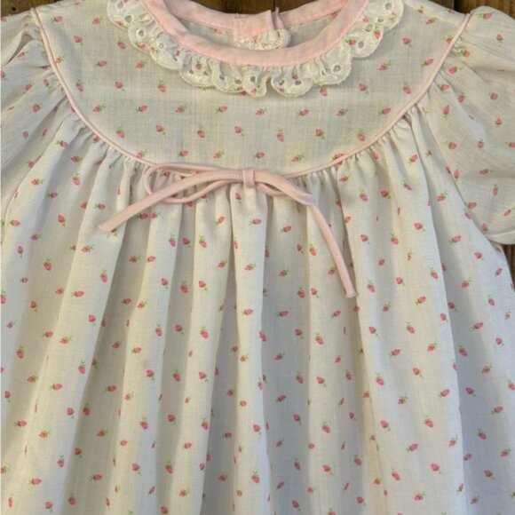 Alexis White and Pink Floral Nightgown - Picture 3 of 7